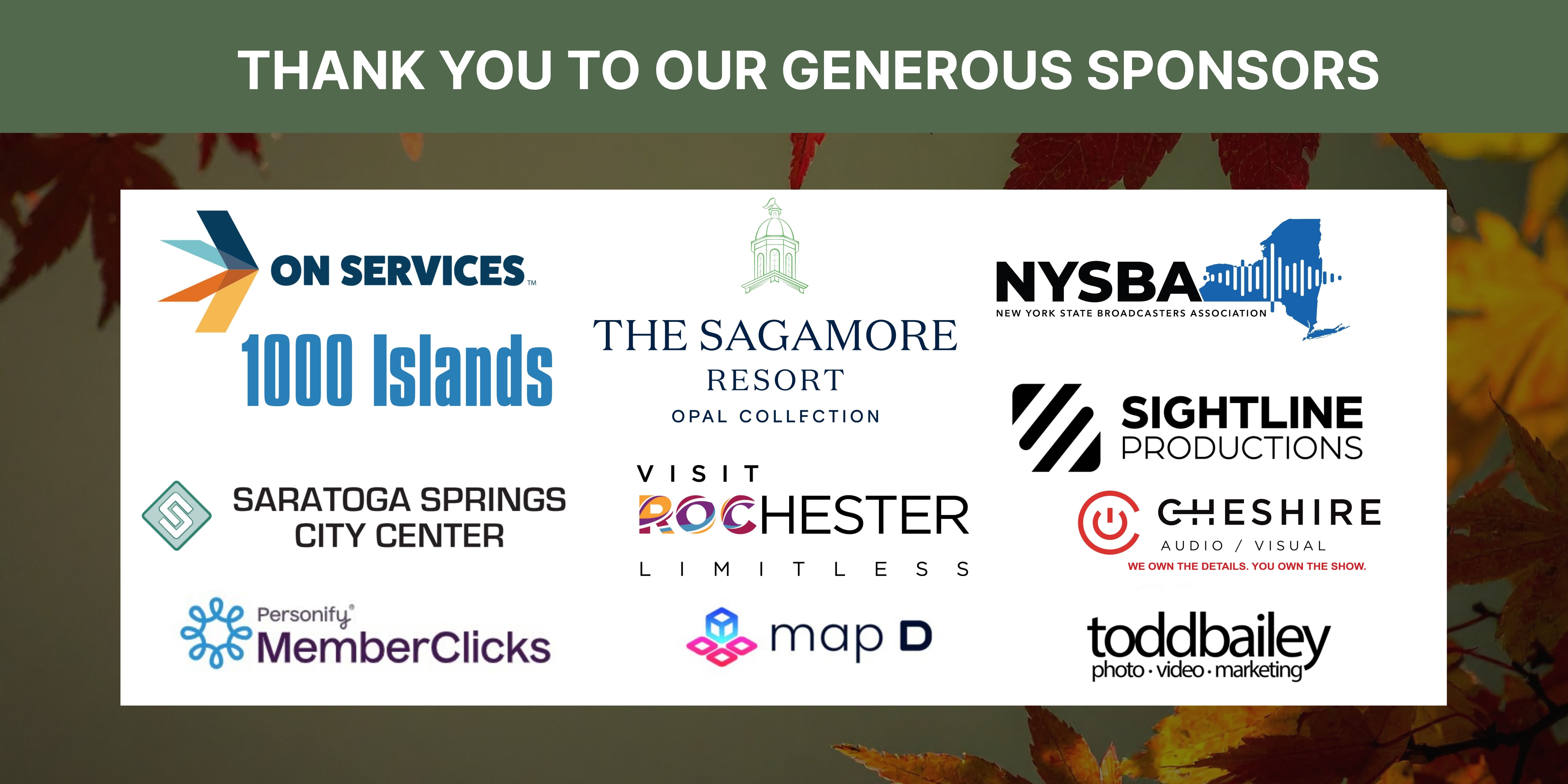Thank you to the 2026 ESSAE Harvest Highlight sponsors