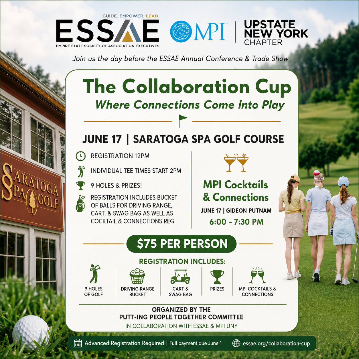 Collaboration Cup Golf Outing and MPI reception
