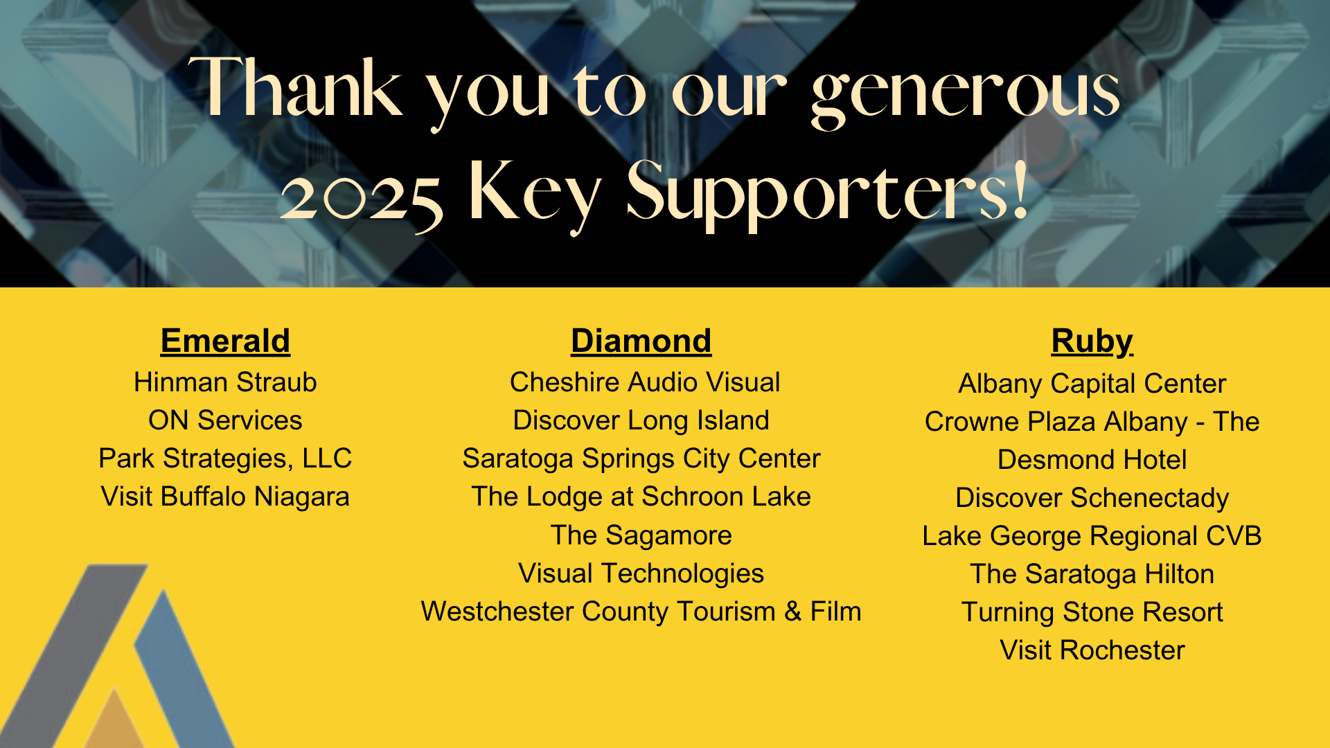 Key Supporters - Click here for list
